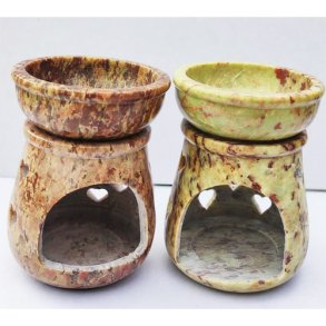 Duftlampe i fedtsten: Hjerter -- 10