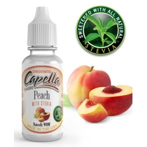 Peach with stevia