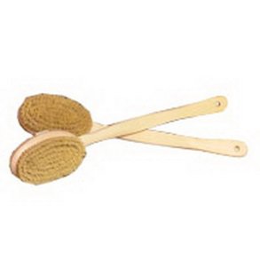 Badebrste med buet skaft af bgetr