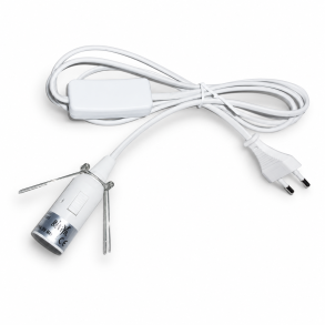 Hvid ledning til saltlampe