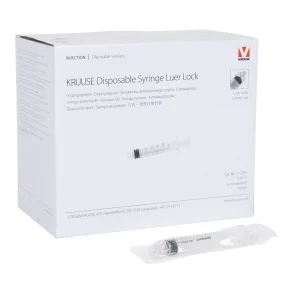 Sprjte 5Ml m/gummi Luer Lock 